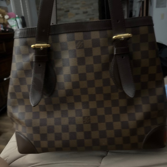 Authentic Louis Vuitton Hampstead MM Damier Bag Guaranteed - Picture 4 of 15